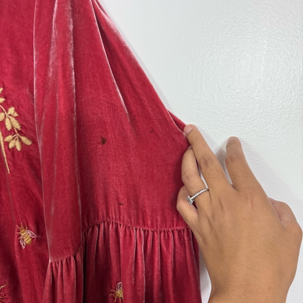 Johnny Was Aria Silk Blend Bolero in Red Size Medium - Picture 8 of 8